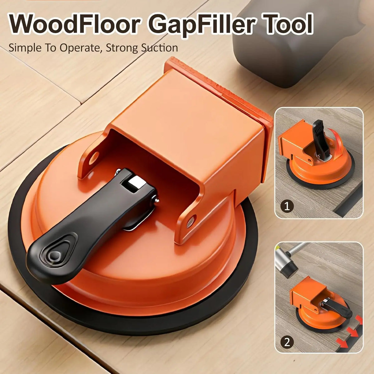 Suction Cup Wood Floor Gap Repair & Board Lifting Tool Flooring Repair Tool Babs