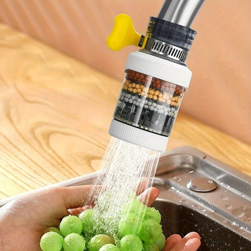 6-Layer Filter Faucet Bubbler – Splash-Proof Tap Aerator Faucet Tap Aerator Babs
