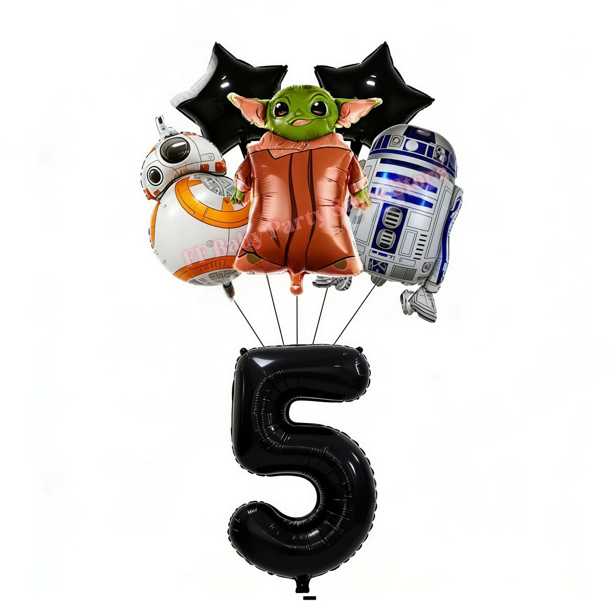 Robot Birthday Party Decorations Set – Balloons, Plates & More Party Decoration Set Babs Balloons set-5 others