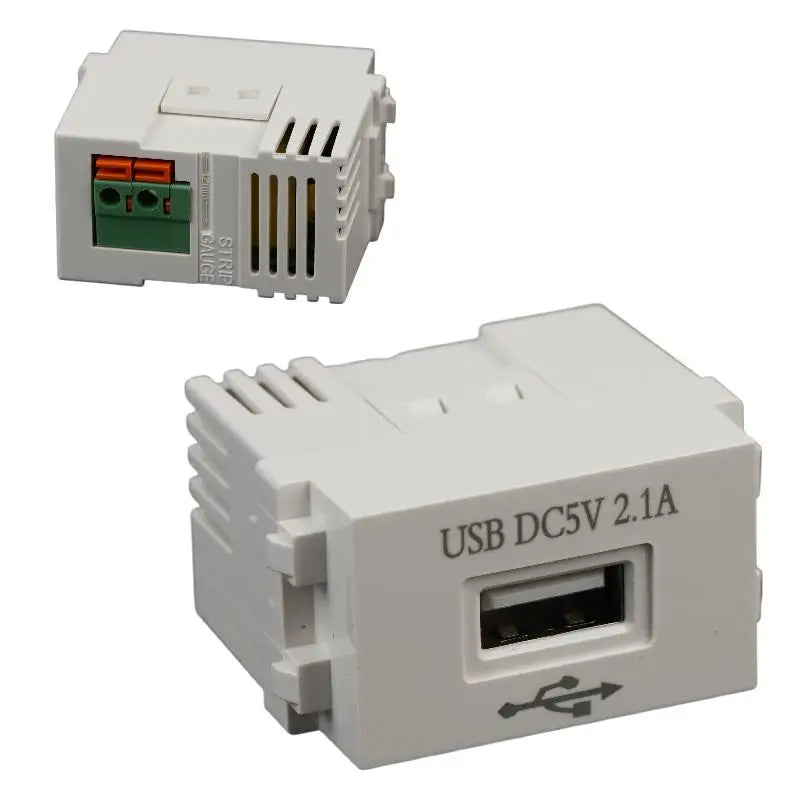 USB Wall Socket Module 5V 2.1A Charging Panel Adapter USB Charging Module Babs