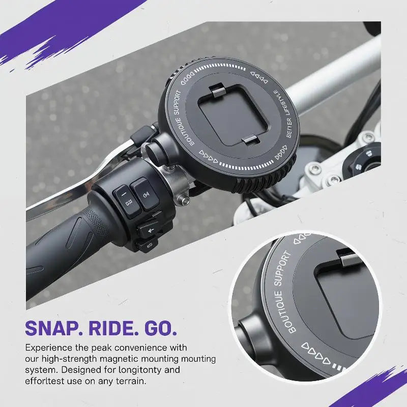 Magnetic Snap Phone Mount 360° – Car, Home & Motorcycle Magnetic Phone Mount Babs