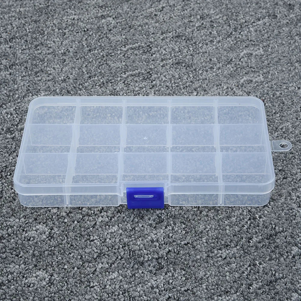 Transparent Plastic Jewelry Organizer Box – 10 to 36 Grids Jewelry Storage Box Babs