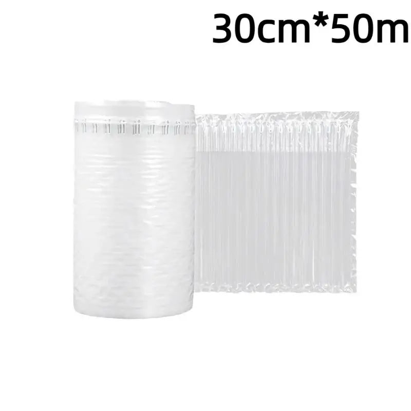 50M Inflatable Air Column Roll – Shockproof Packaging Wrap Inflatable Packaging Wrap Babs Transparent C