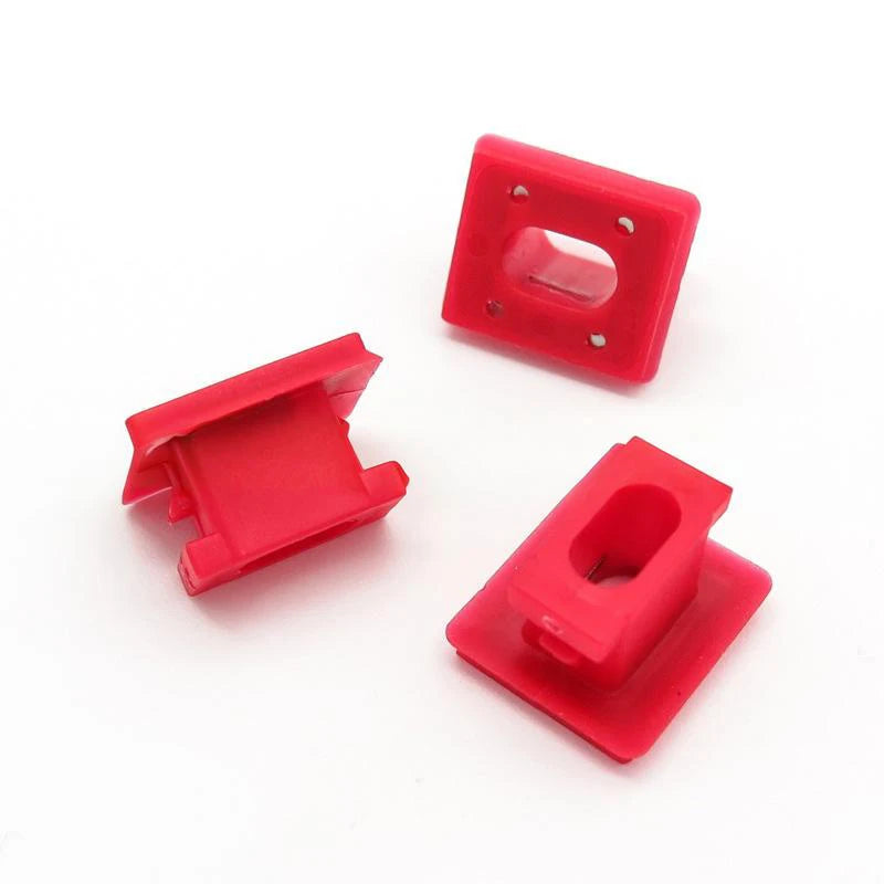 20pcs BMW E46/E65/E66/E83N Dashboard Panel Fixing Clips Red Auto Panel Clips Babs