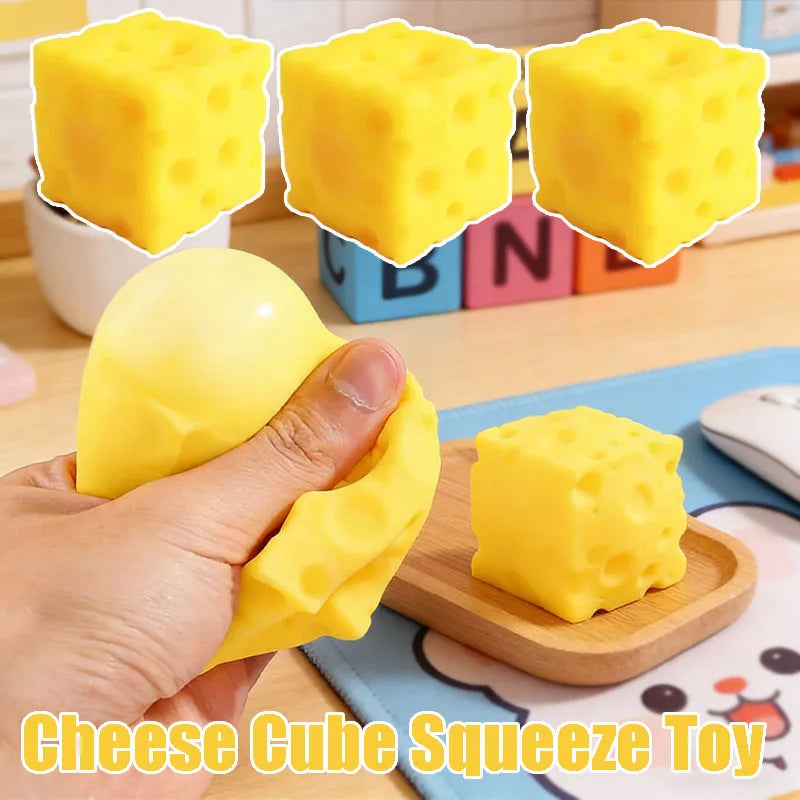 Squishy Cheese Fidget Toy – Slow Rebound Sensory Squeeze Toy Squishy Fidget Toy Babs