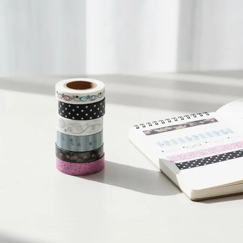 INS Polka Dot Decorative Tape Set – DIY Craft & Journal Rolls Decorative Craft Tape Babs