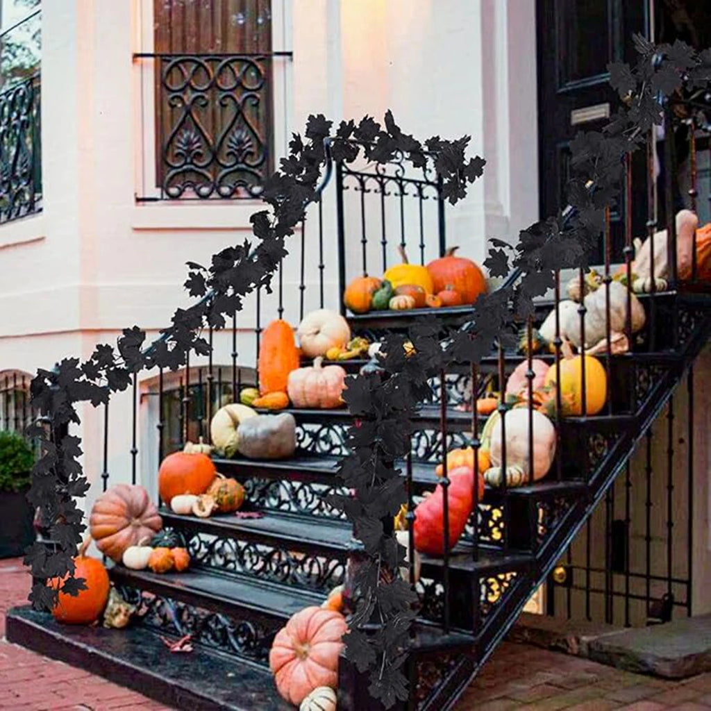 Artificial Autumn Leaf Vine Garland – Wedding & Home Décor Artificial Flower Garland Babs
