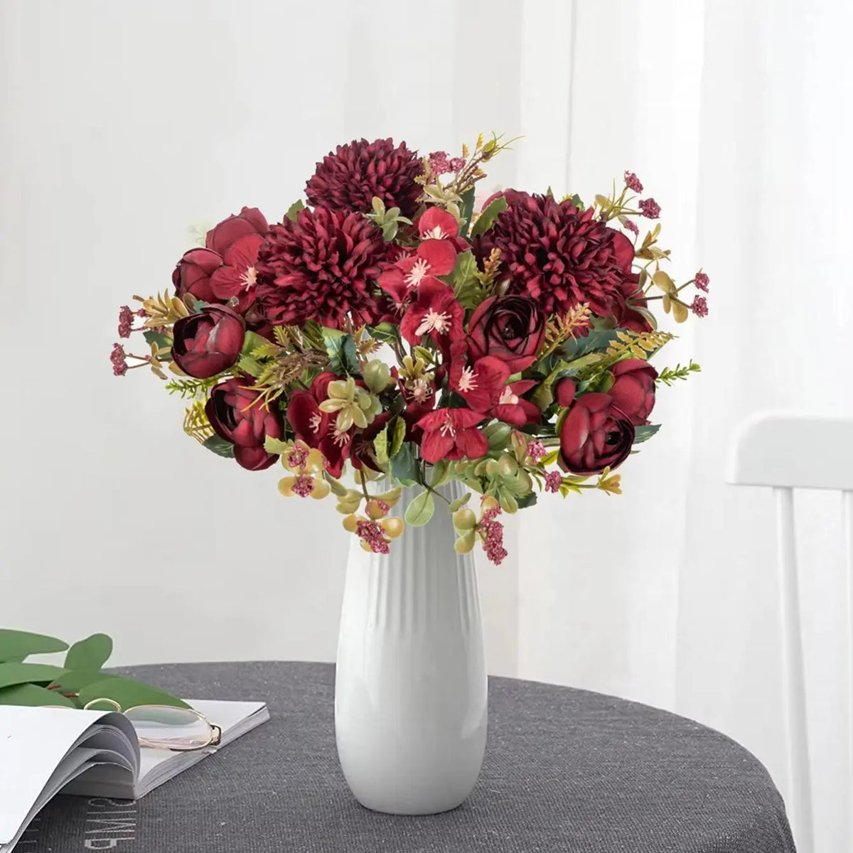 Artificial Silk Tea Rose Buds – Wedding & Home Décor Artificial Silk Flowers Babs