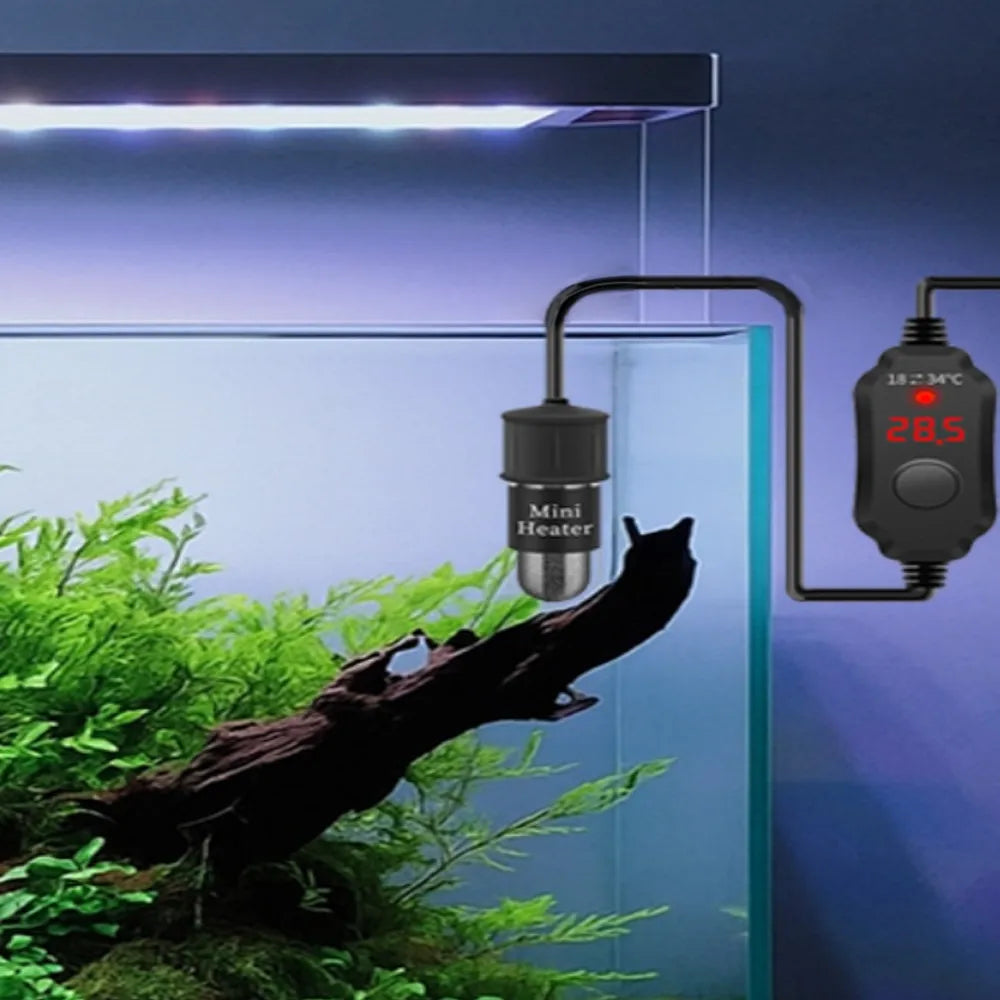 Mini Submersible Aquarium Heater | USB 10W, 18–34°C for 2L Tanks Aquarium Heater Babs
