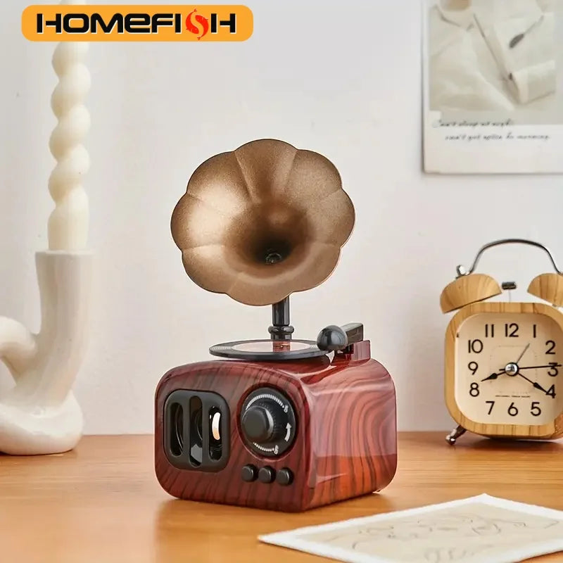 Vintage Gramophone Music Box – Home Decor & Holiday Gift Decorative Music Box Babs black