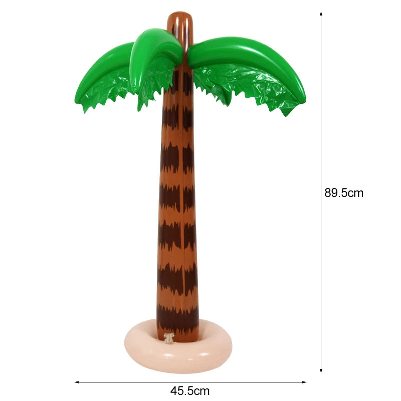 Tropical Party Balloons – Flamingo, Palm Tree & Luau Decor Party Balloons Babs Palm Tree-B as picture