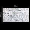 Alphabet Silicone Epoxy Resin Molds – DIY Jewelry Making Silicone Resin Mold Babs rectangle