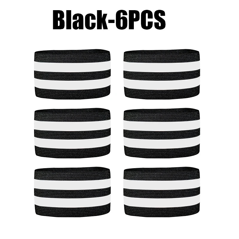 Reflective Leg Bands for Cyclists & Runners | Safety Straps Reflective Safety Bands Babs Black 6PCS