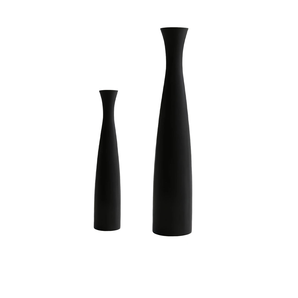 Modern Minimalist Vase Set White Black – Home Décor Pair Decorative Vase Set Babs Black