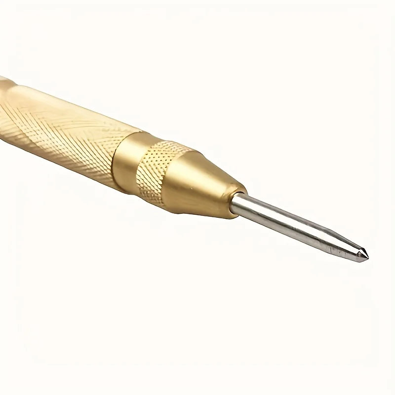 Steel Spring Automatic Center Punch – Precision Marking Tool Center Punch Tool Babs