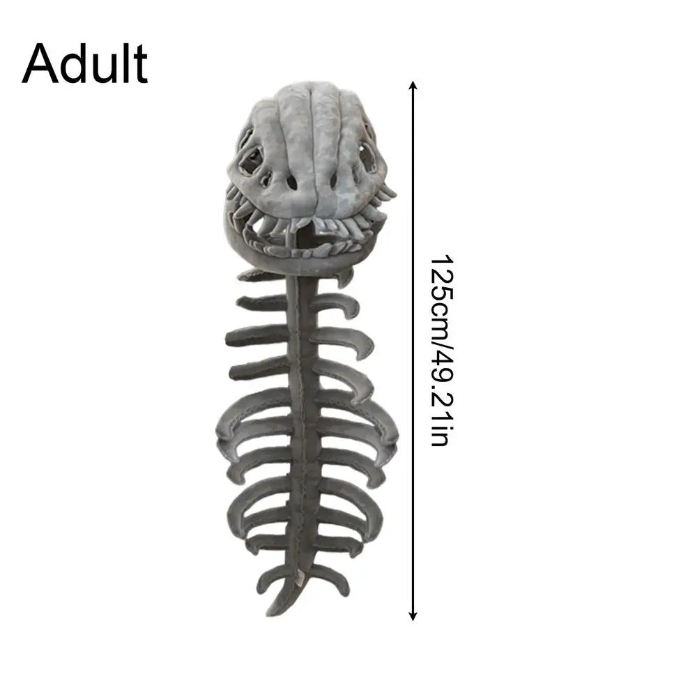 Dinosaur Skeleton Plush Costume – Kids & Adults Halloween Cosplay Halloween Costume Babs 115cm