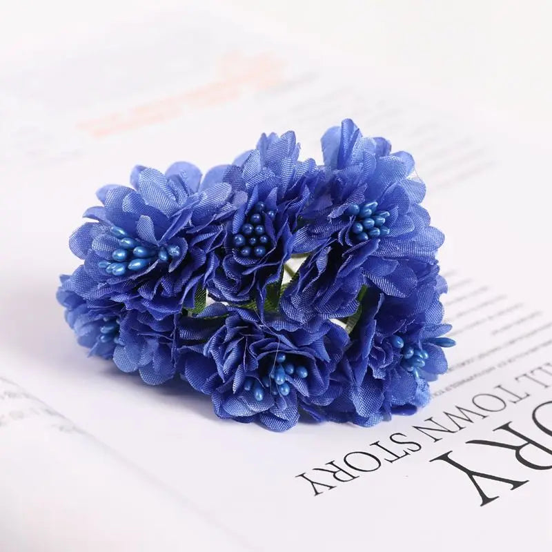 Silk Carnation Artificial Flowers – UV-Protected Wedding Décor Artificial Silk Flowers Babs 7 3pcs