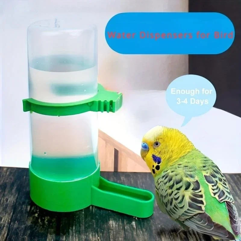 Bird Cage Water Dispenser – Feeder for Parrots & Budgies Bird Cage Waterer Babs