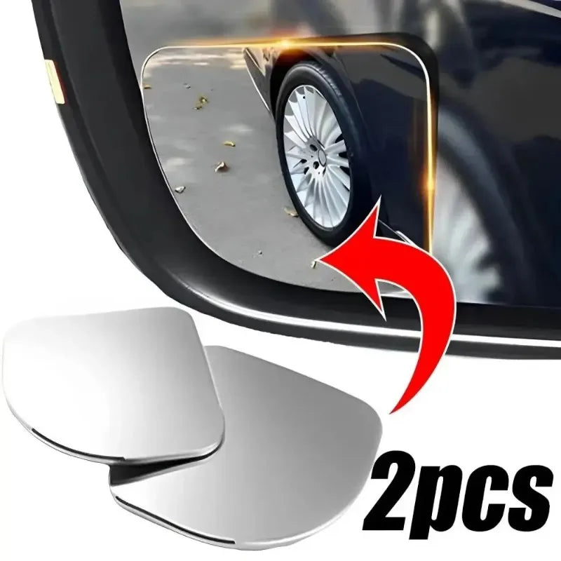 2pcs 360° Wide-Angle Blind Spot Car Rearview Mirror – Universal Blind Spot Mirror Babs