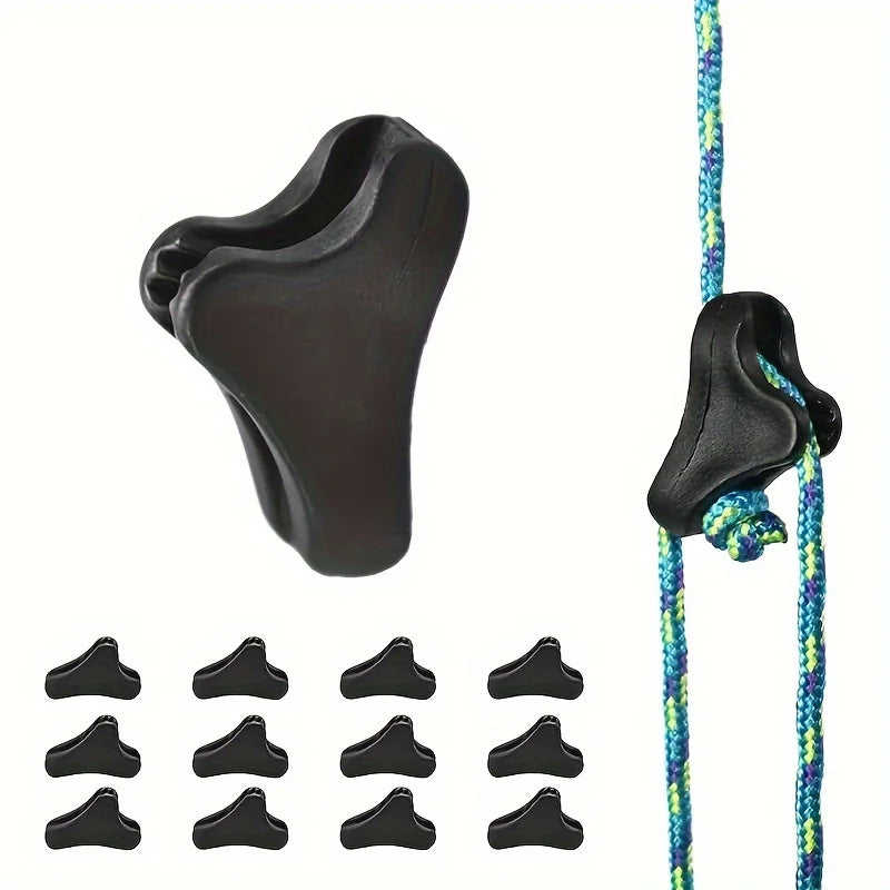 10pcs Non-Slip Tent Rope Tensioners – Camping Guy Line Adjuster Tent Rope Tensioner Babs