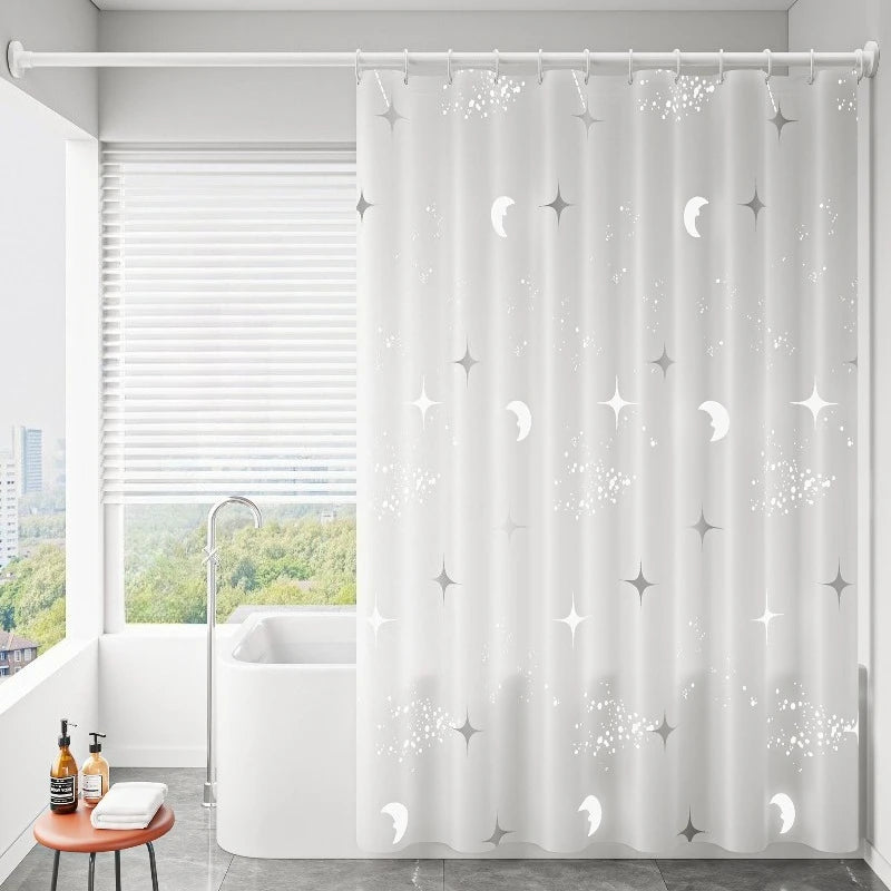 Waterproof EVA Shower Curtain – Mildew Resistant Bathroom Partition Shower Curtain Babs