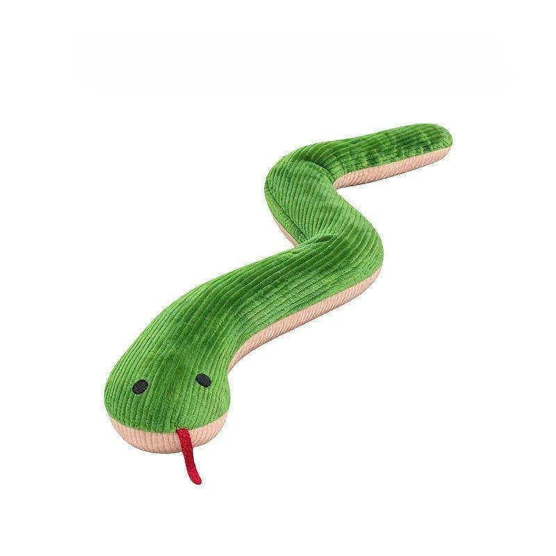 Plush Snake Cat Toy – Interactive Bite-Resistant Kitten Chew Toy Cat Chew Toy Babs 1PC