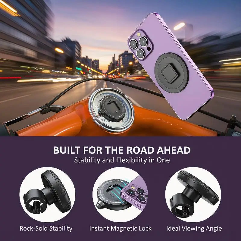 Magnetic Snap Phone Mount 360° – Car, Home & Motorcycle Magnetic Phone Mount Babs