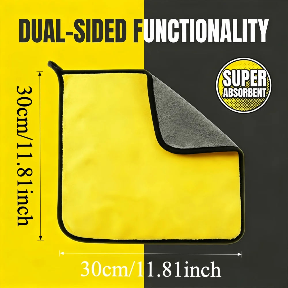 Dual-Sided Microfiber Cleaning Cloth – Lint-Free 30x30cm Microfiber Cleaning Cloth Babs