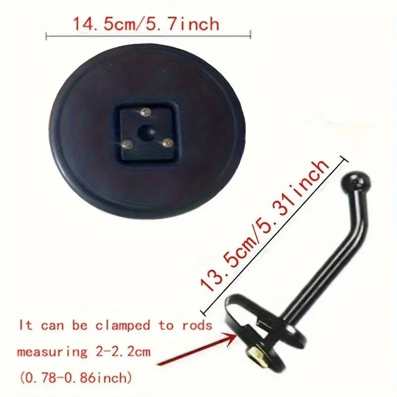 Truck & Tricycle Reversing Convex Mirror with Rod | Auxiliary View Auxiliary Reversing Mirror Babs