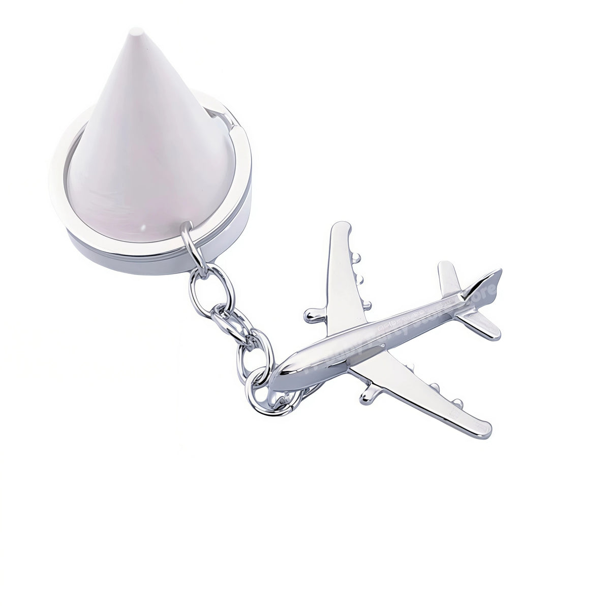 Retro 3D Airplane Keychain – Aircraft Model Souvenir & Gift Novelty Keychain Babs