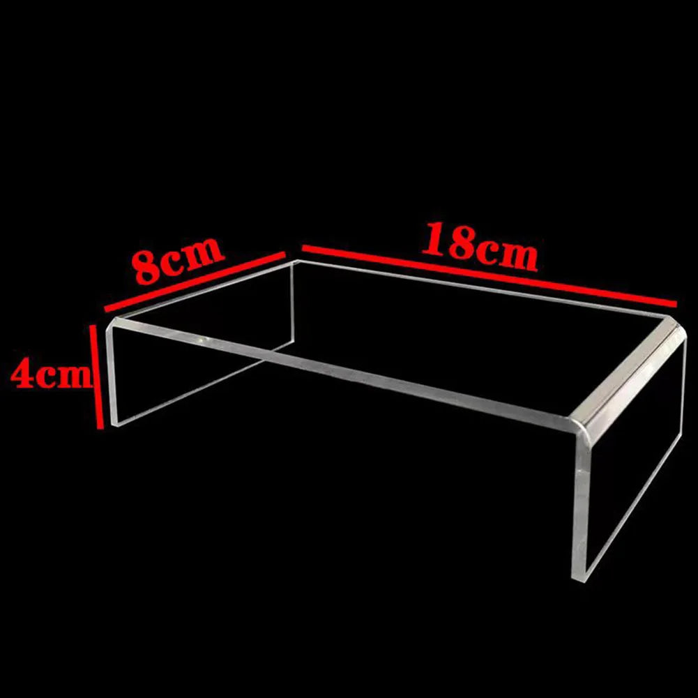 Clear Acrylic Multi-Tier Display Stand – Figures, Food & Perfume Acrylic Display Stand Babs 18x8x4cm