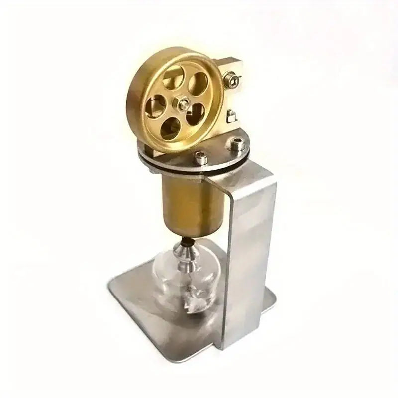 Mini Brass Stirling Steam Engine Model – Science Gift for Men Steam Engine Model Babs