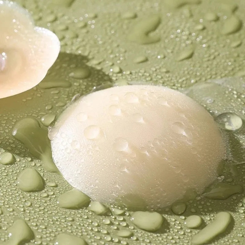 Silicone Nipple Covers – Reusable Adhesive Invisible Bra Petals Nipple Cover Pads Babs