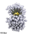 5mm Artificial Berry Stamens – DIY Wreath & Wedding Decor Artificial Flower Stamens Babs F05 Silver