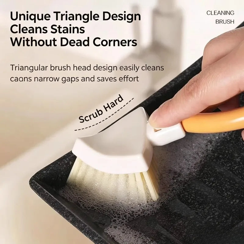 Foldable Triangle Gap Cleaning Brush – Corner & Stove Scrubber Gap Cleaning Brush Babs