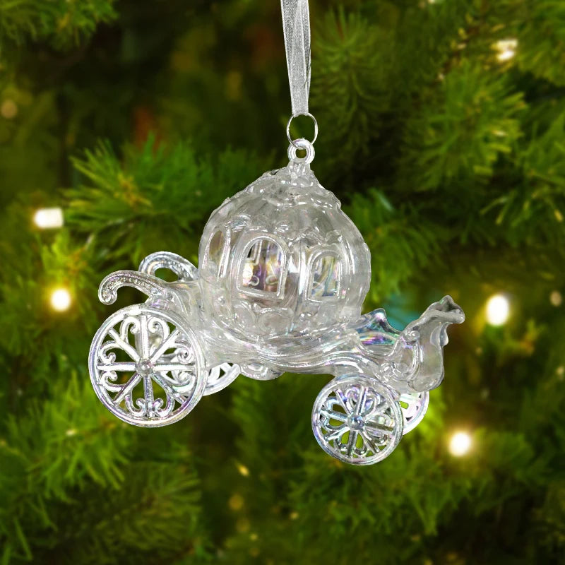 Acrylic Snowflake Christmas Ornaments – Transparent Pendants Christmas Tree Ornaments Babs B