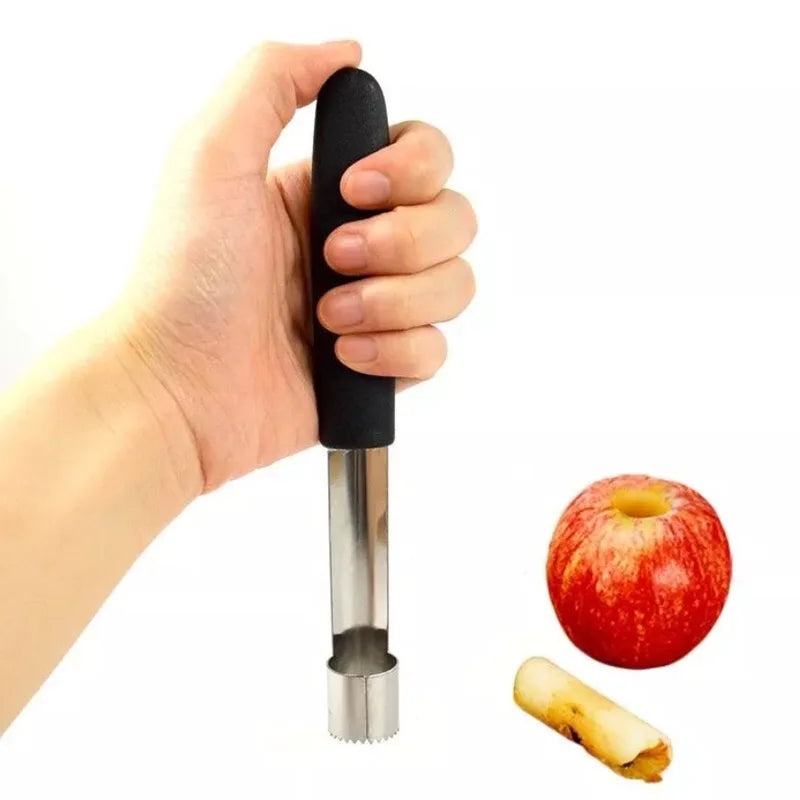 Stainless Steel Apple & Pear Corer – Handheld Fruit Pitting Tool Fruit Corer Tool Babs
