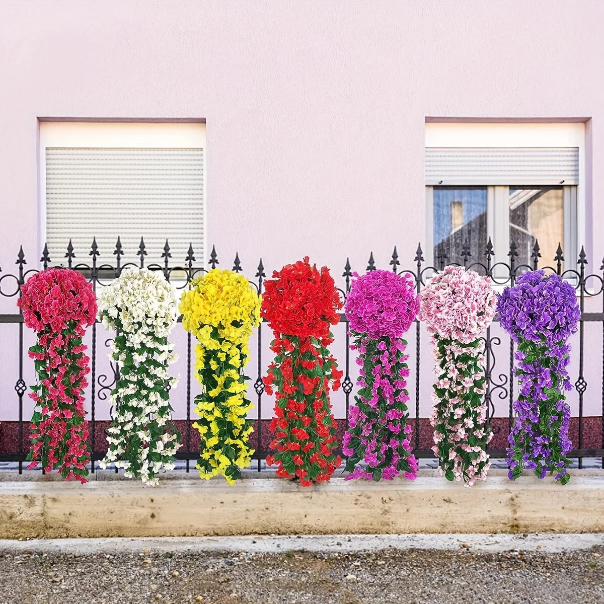 Artificial Rose Vine Garland for Weddings, Arches & Backdrops Artificial Flower Garland Babs