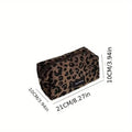 Leopard Print Makeup Bag – Travel Cosmetic Organizer Pouch Cosmetic Travel Bag Babs Leopard print bag