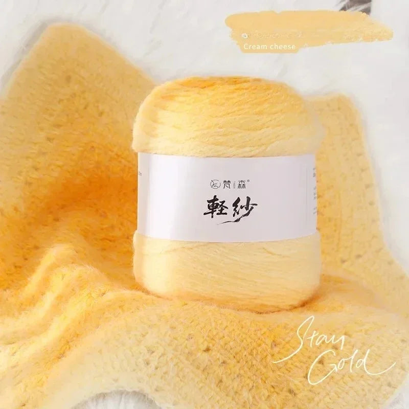 Gradient Long Plush Yarn 375m – Soft 3mm Knitting & Crochet Thread Knitting Yarn Babs Color 07
