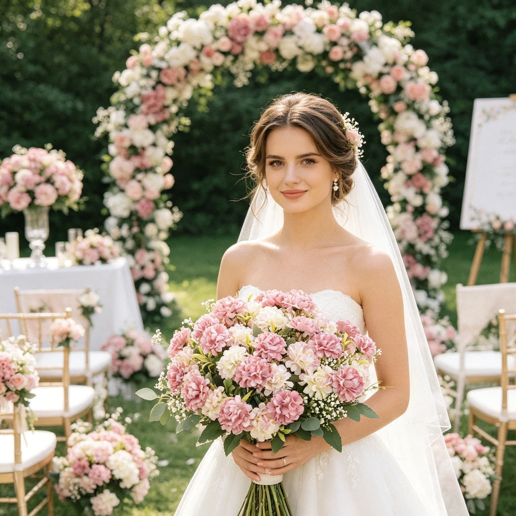 Artificial Silk Hydrangea Bouquet – Wedding & Home Décor Artificial Silk Flowers Babs