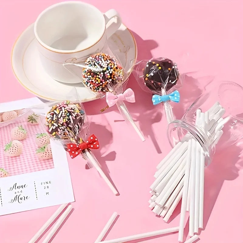 Lollipop Sticks – Tasteless, Fluorescent-Free Plastic Candy Sticks Candy Making Sticks Babs