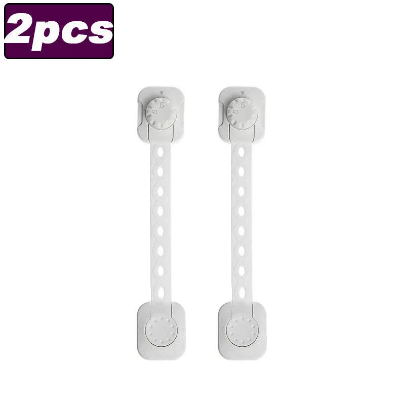 Baby Drawer & Cabinet Safety Locks – Child Proof Latches 1-2 Pack Child Safety Lock Babs White-2pcs