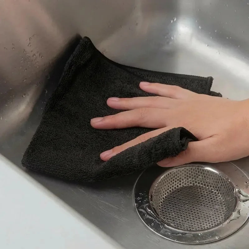 Thickened Microfiber Cleaning Cloths – Lint-Free Reusable Microfiber Cleaning Cloth Babs