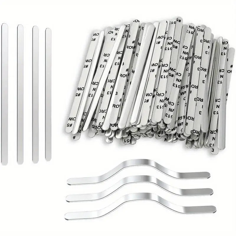 Aluminum Mask Nose Bridge Strips 100/200pcs – Adjustable Mask Accessories Babs 200Pcs