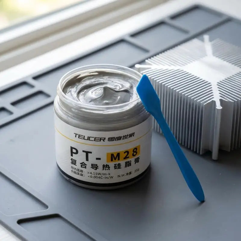 HUXUAN PT-M28 CPU Thermal Paste 25ml – Heat Sink Silicone Grease CPU Thermal Paste Babs