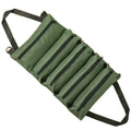 Heavy-Duty Oxford Roll-Up Tool Bag | Multi-Tool Organizer Roll-Up Tool Bag Babs green