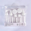 7-Piece Leak-Proof Travel Bottles Set | Refillable Pump & Spray Travel Bottle Set Babs white 1 pack