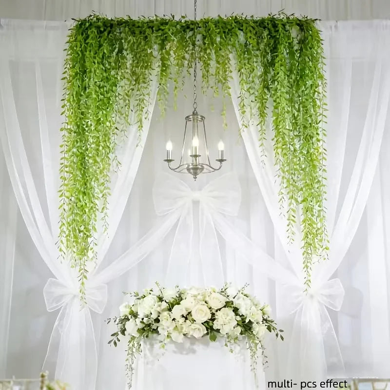 Artificial Hanging Willow Branch – Faux Green Vine Decor Artificial Hanging Plant Babs
