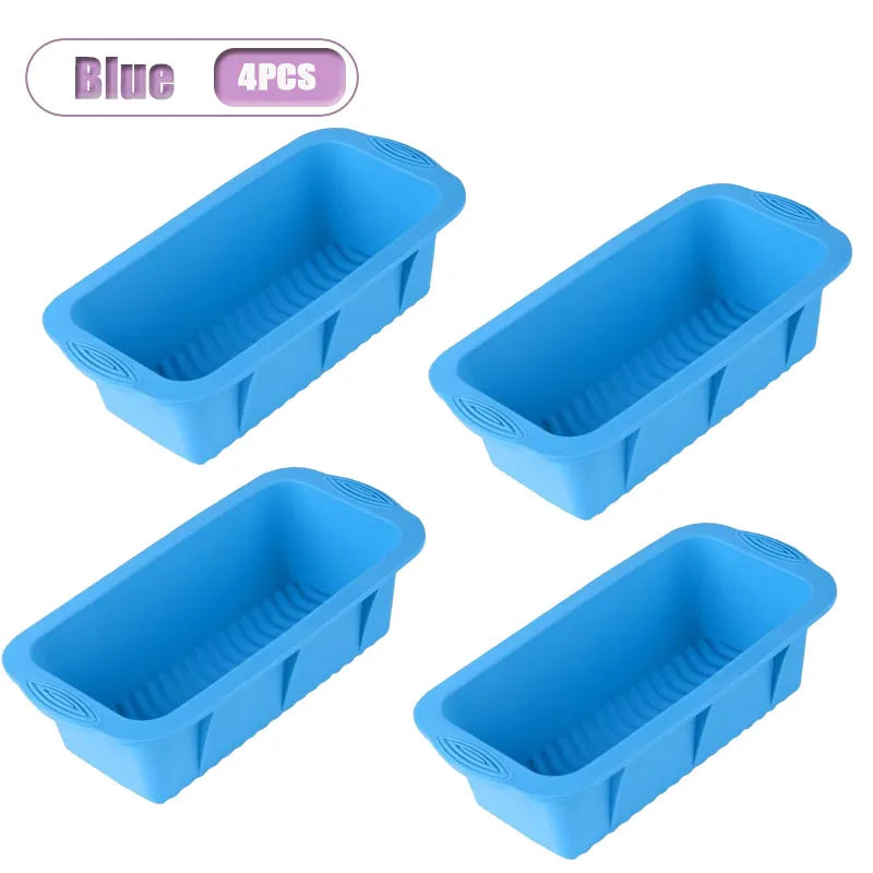 Large Silicone Ice Block Mold – Ice Bath Tray & Big Cube Maker Silicone Ice Mold Babs Blue-4PCS